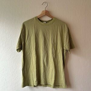 Sold Vintage late 90s y2k gap green stripe t-shirt small oversized skater grunge